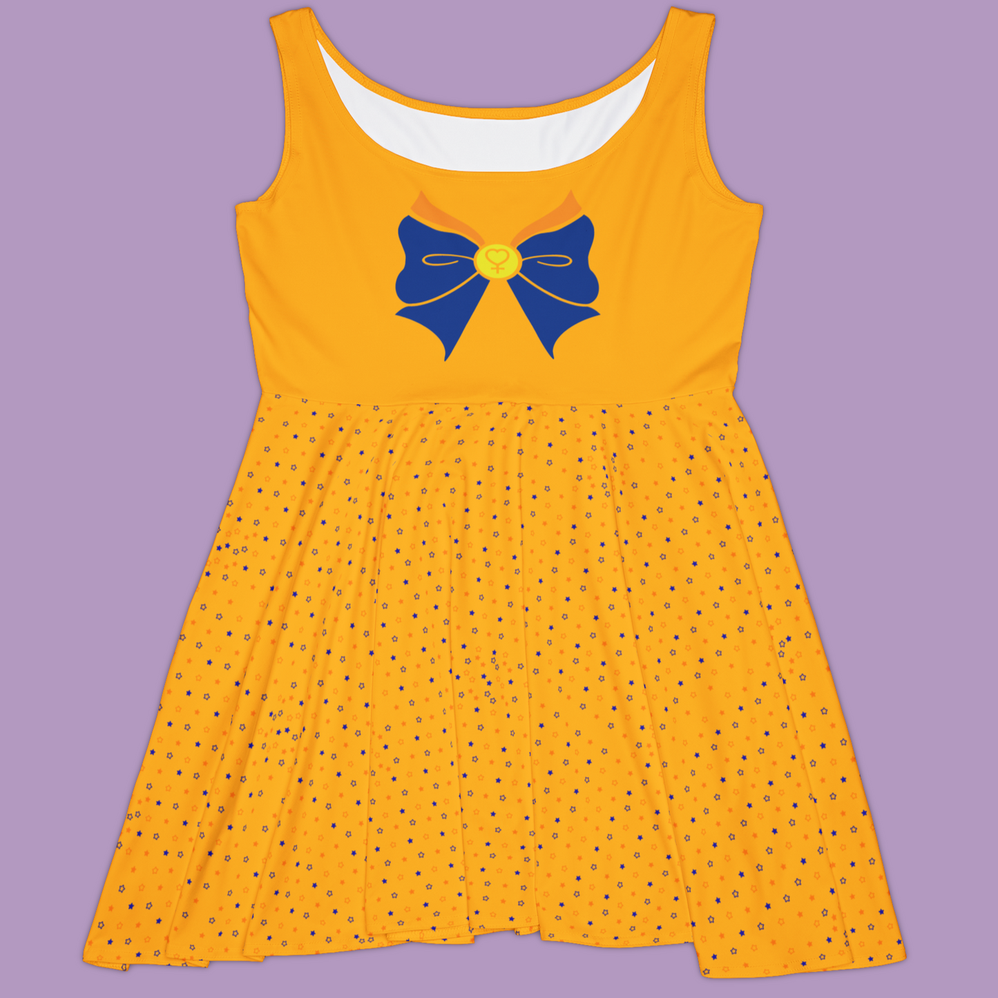 Sailor Venus Bow Pattern Skater Dress