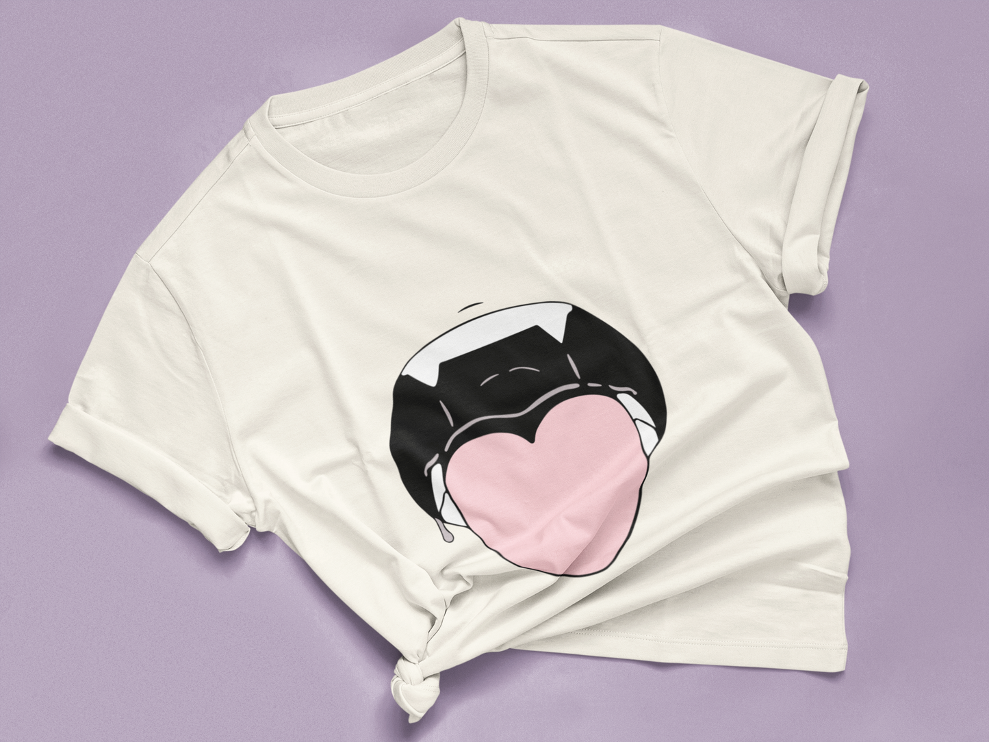 Heart Tongue Hentai Tee