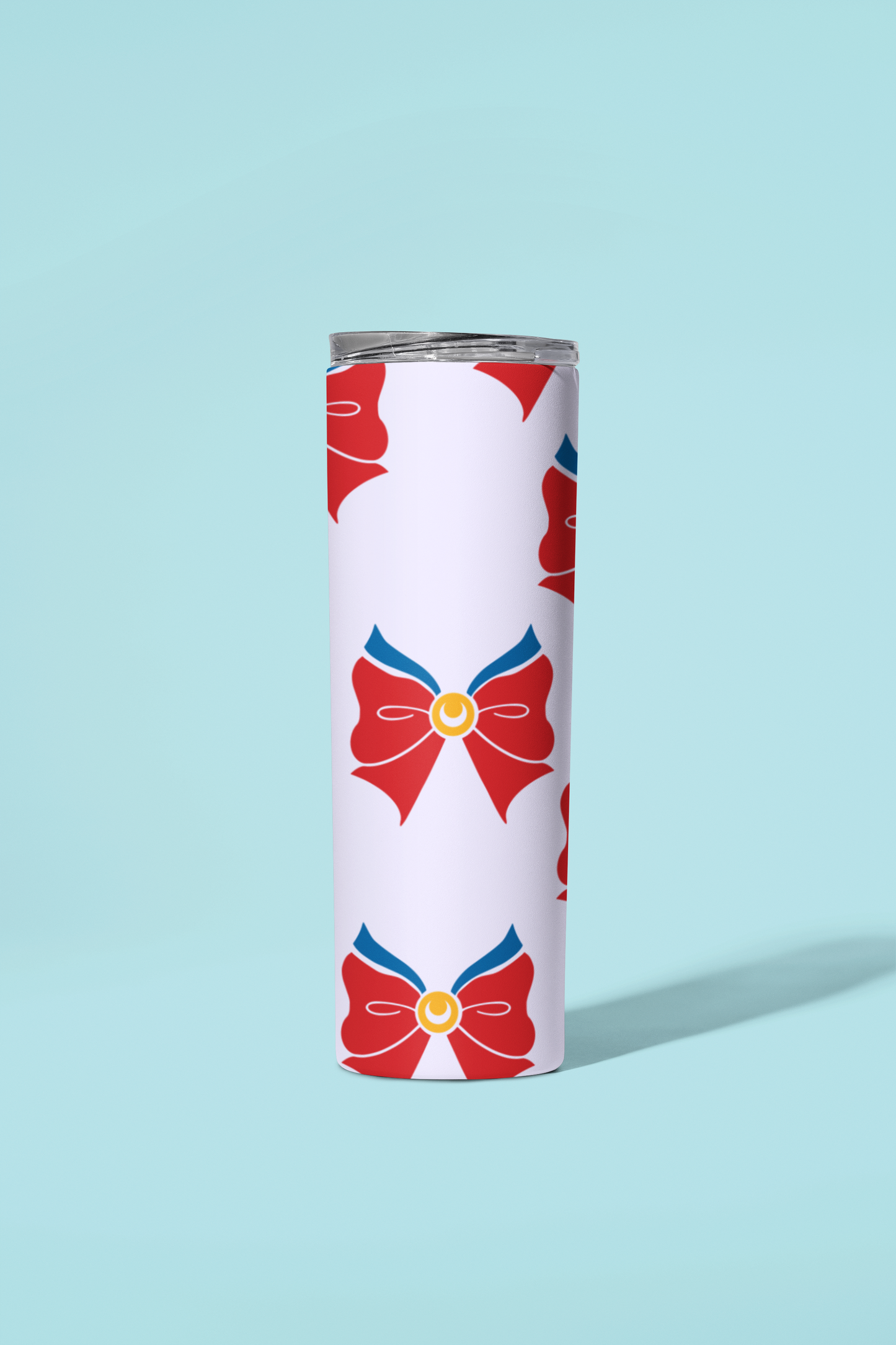 Sailor Moon Bow Pattern Skinny Tumbler