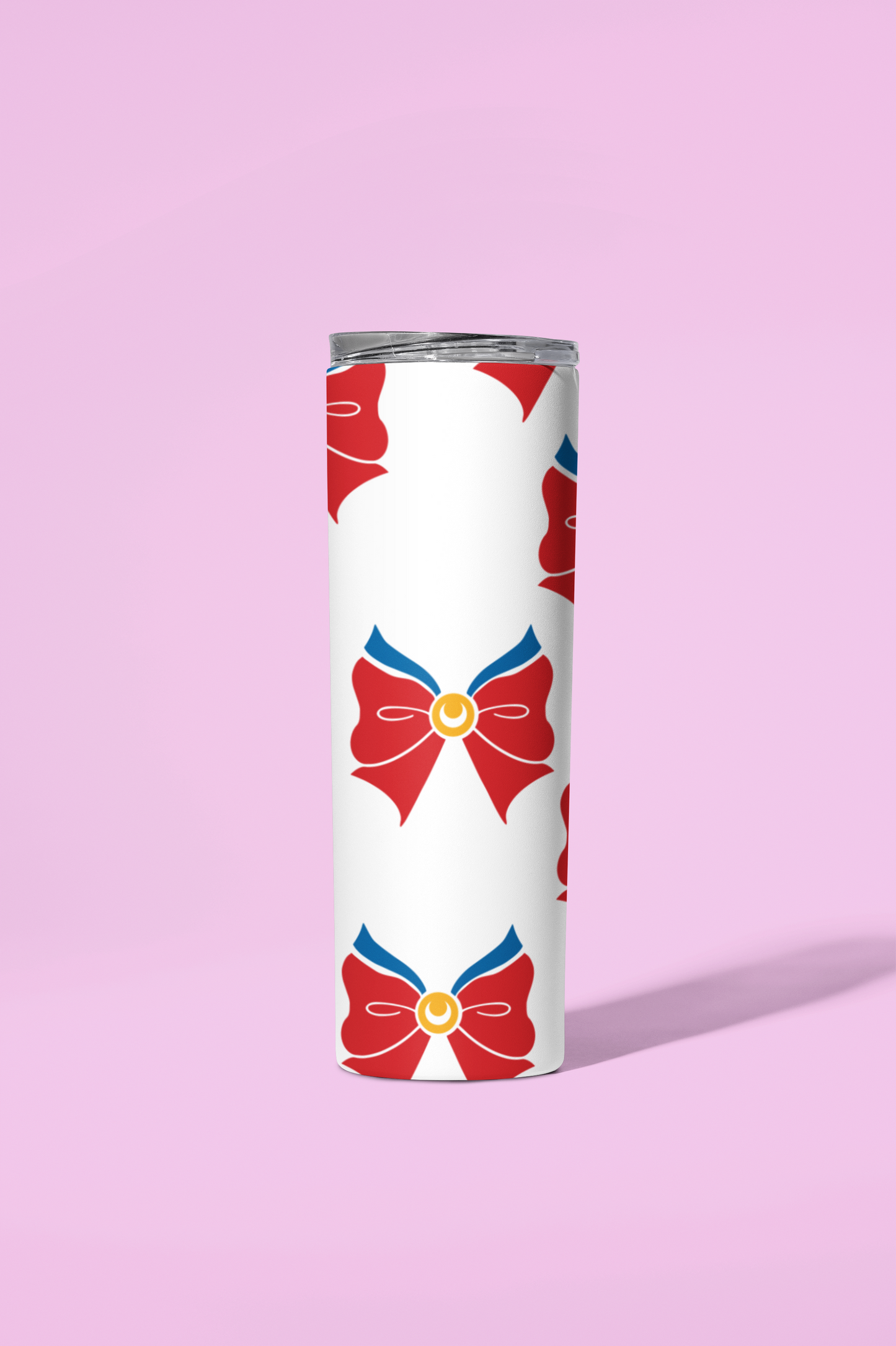 Sailor Moon Bow Pattern Skinny Tumbler