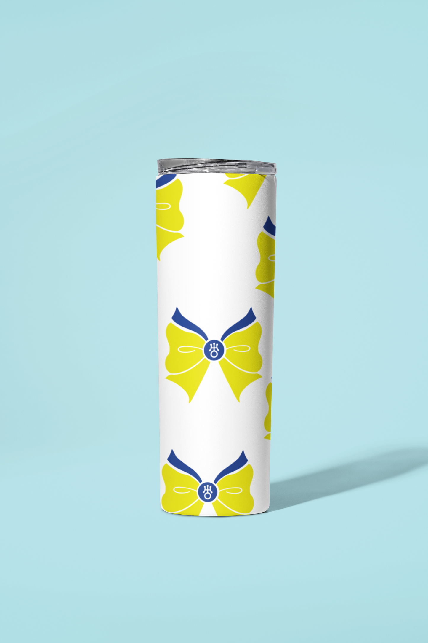 Sailor Uranus Bow Pattern Skinny Tumbler