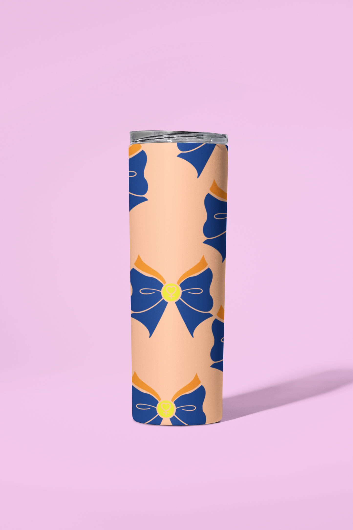 Sailor Venus Bow Pattern Skinny Tumbler