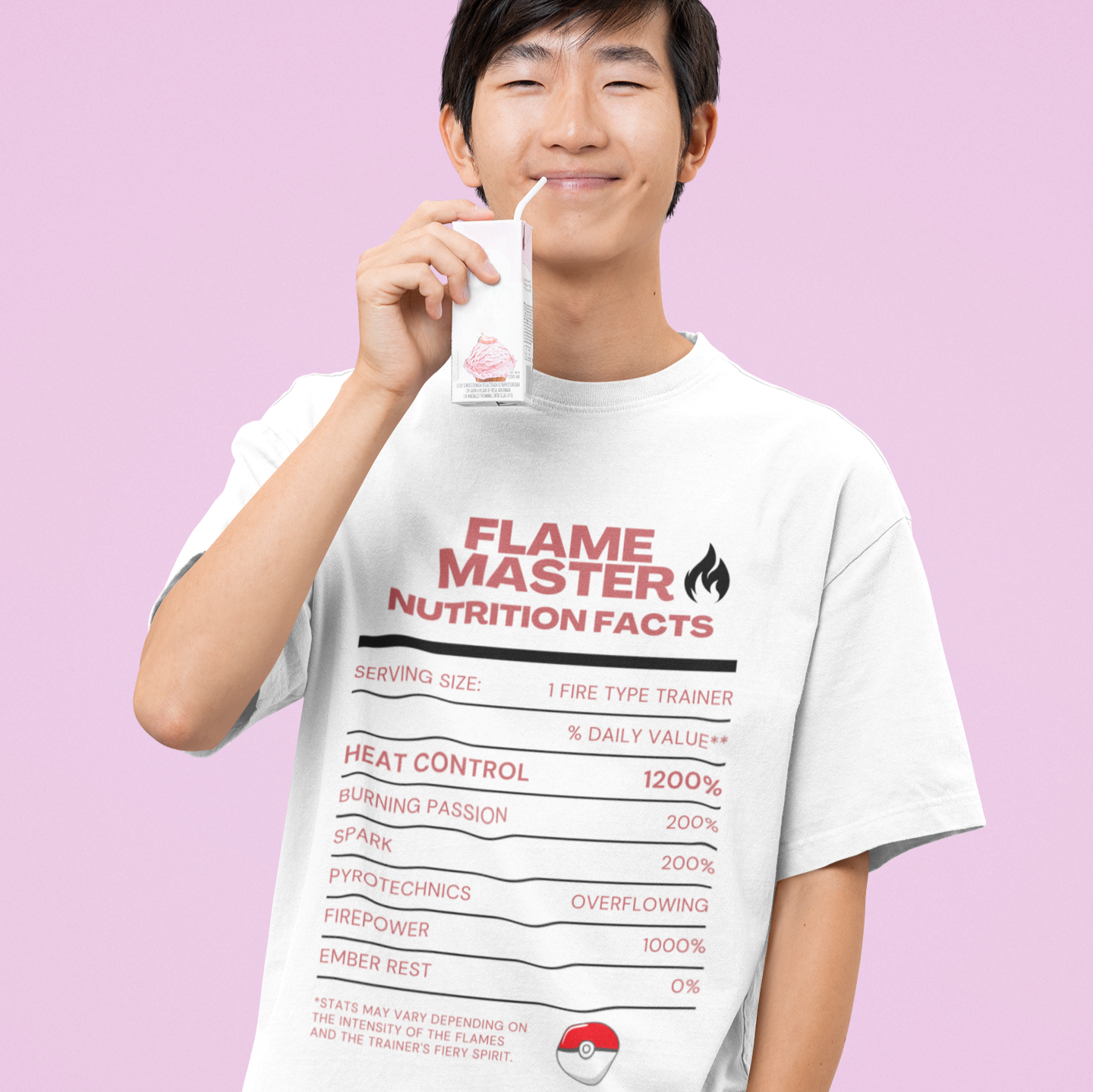 Fire-Type Master Trainer Nutrition Facts Tee