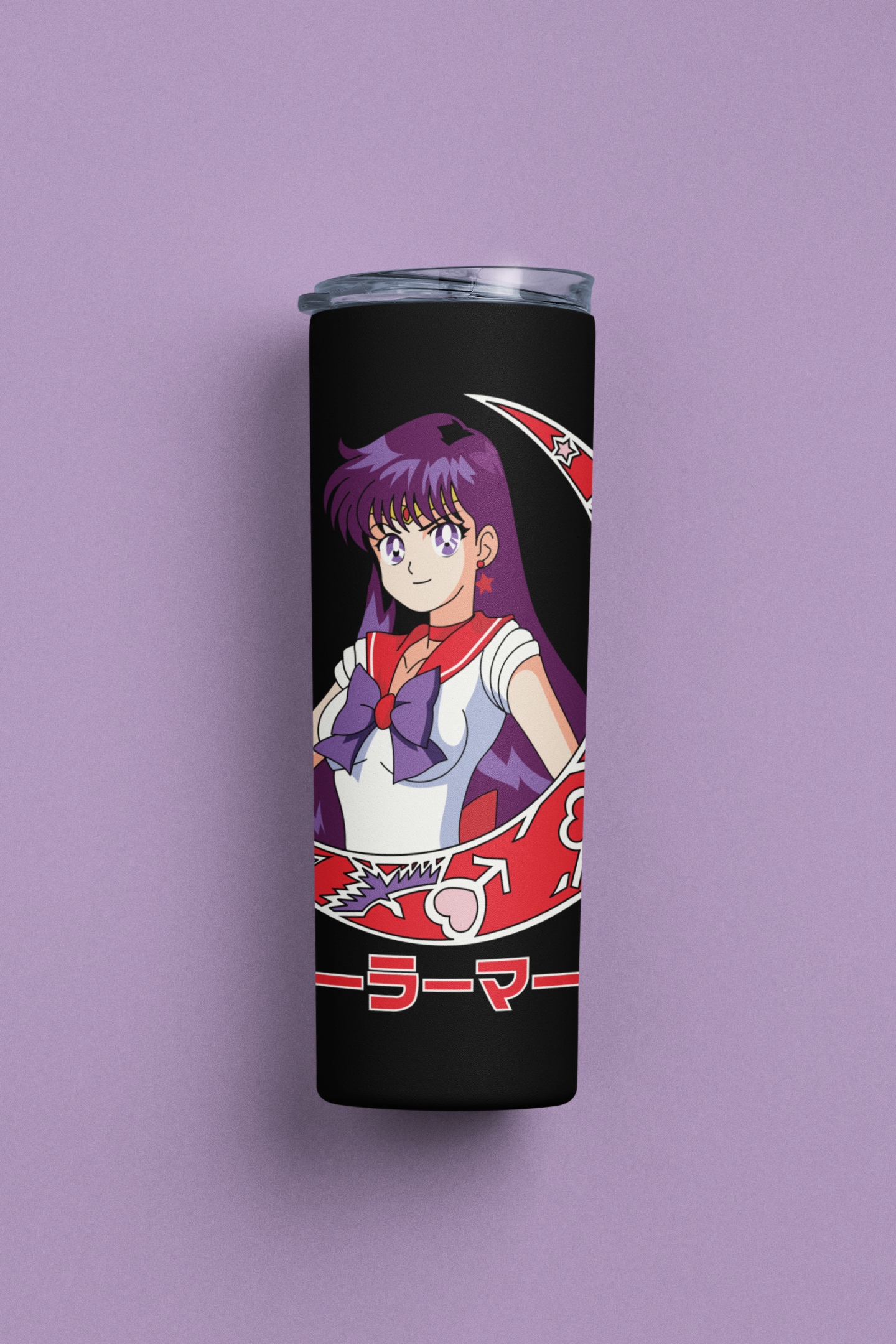 Sailor Mars Crescent Moon Skinny Tumbler